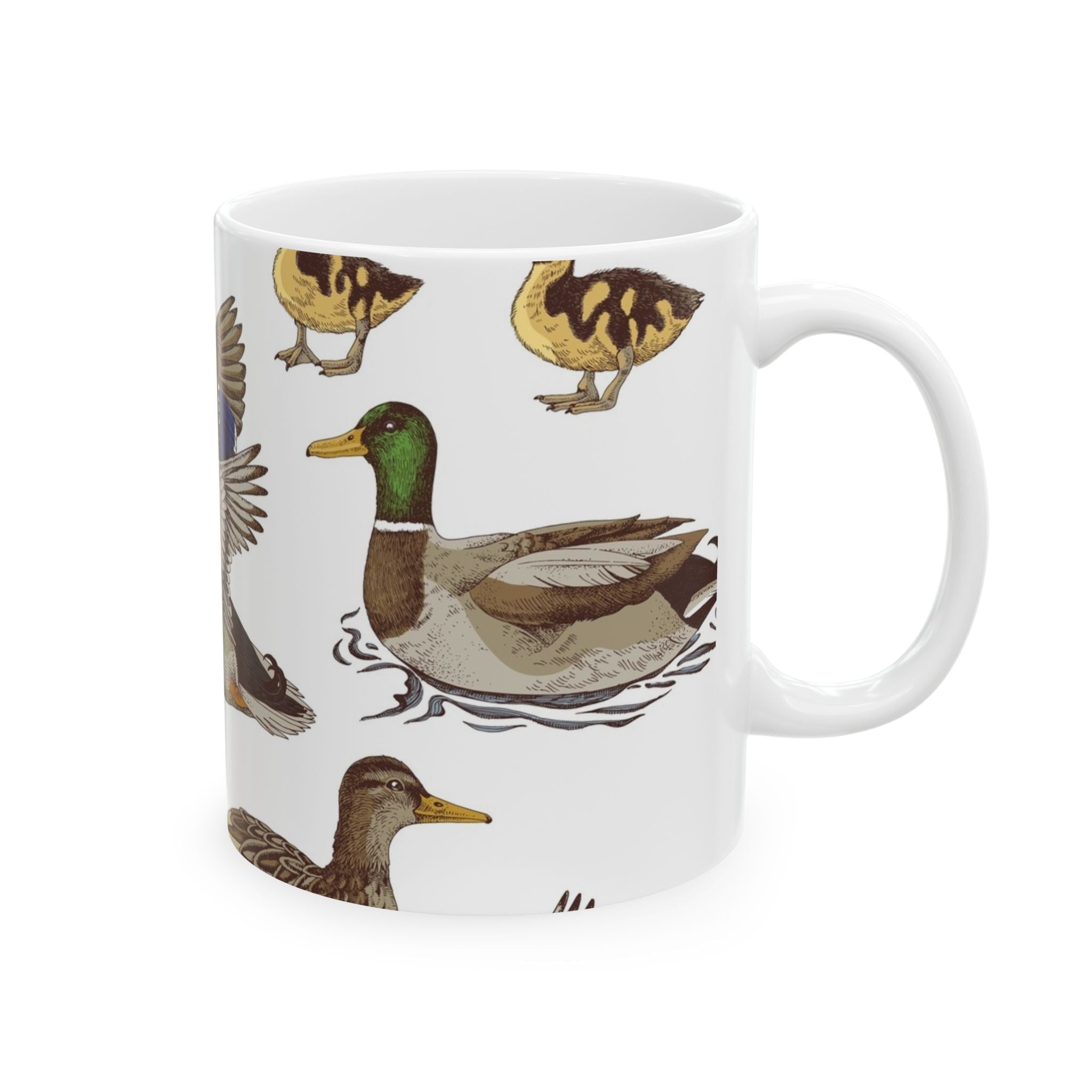 Mallard Duck Ceramic Mug (11oz & 15oz)