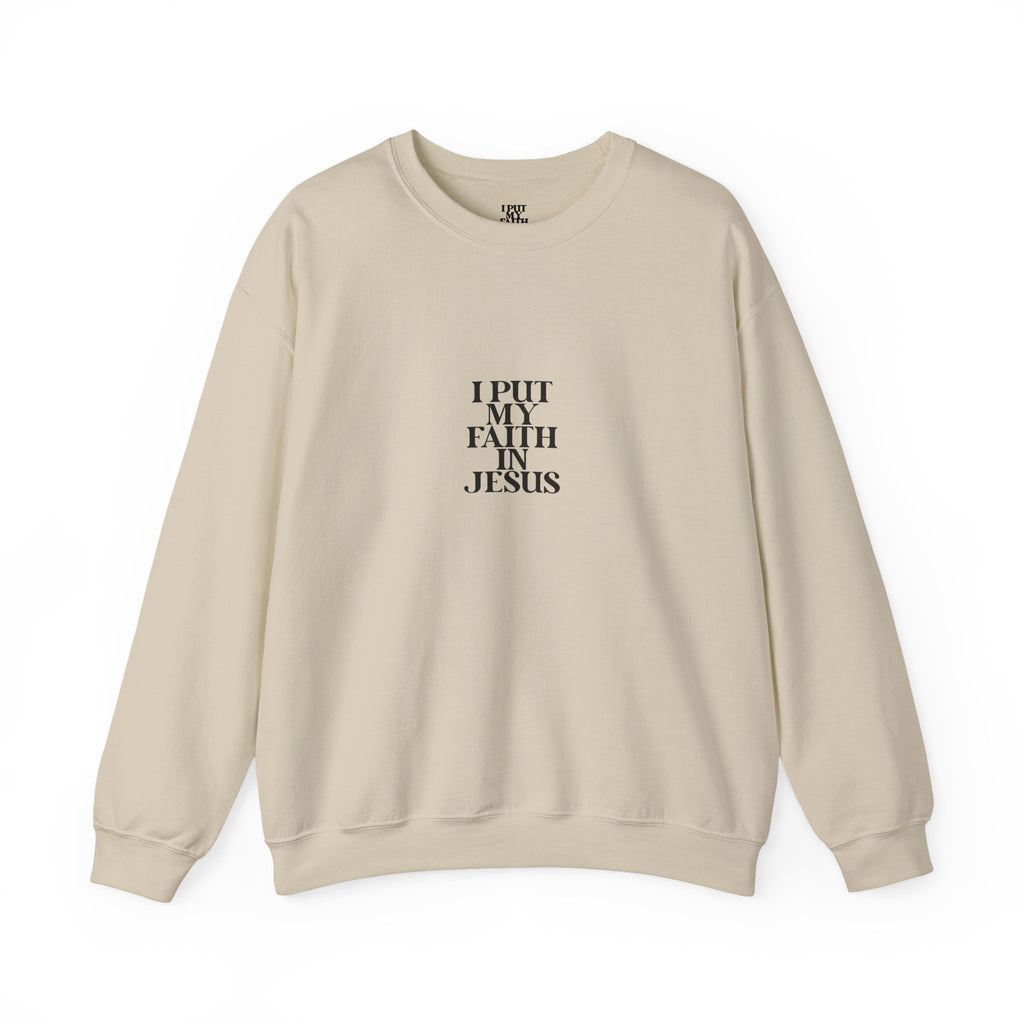 'I Put My Faith In Jesus' Christian Inspirational Pullover