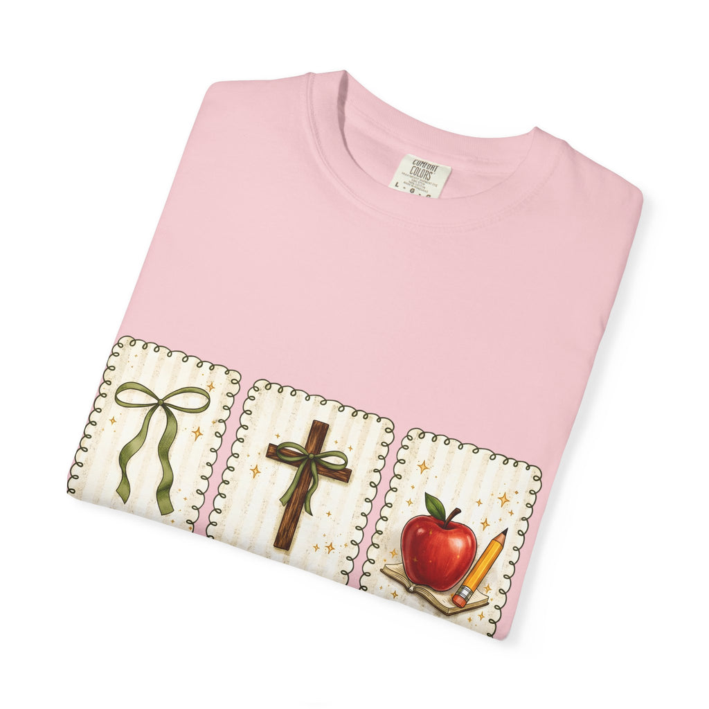 "Jesus Made Me A Teacher" Christian Teacher T-Shirt