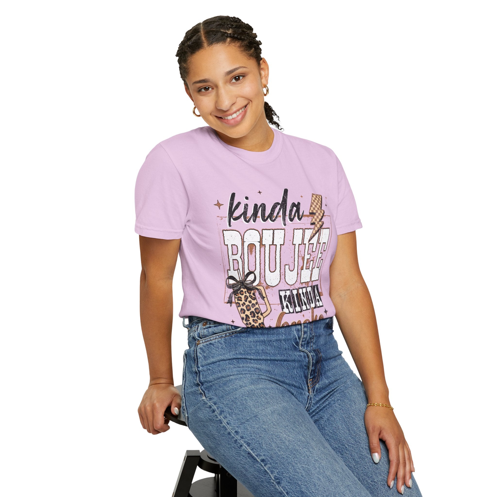 Kinda Boujee Kinda Broke Graphic T-Shirt
