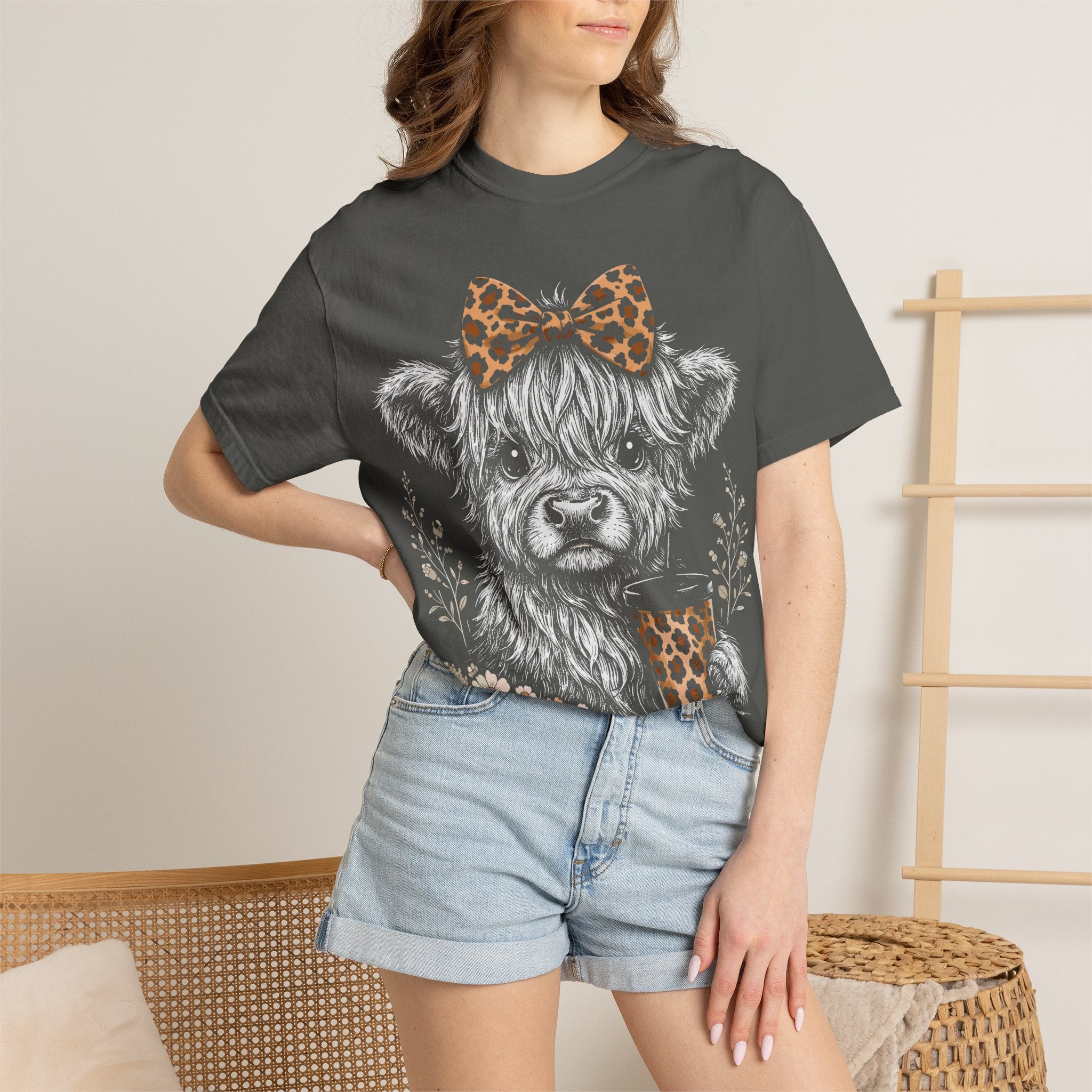 Highland Cow Coffee T-Shirt