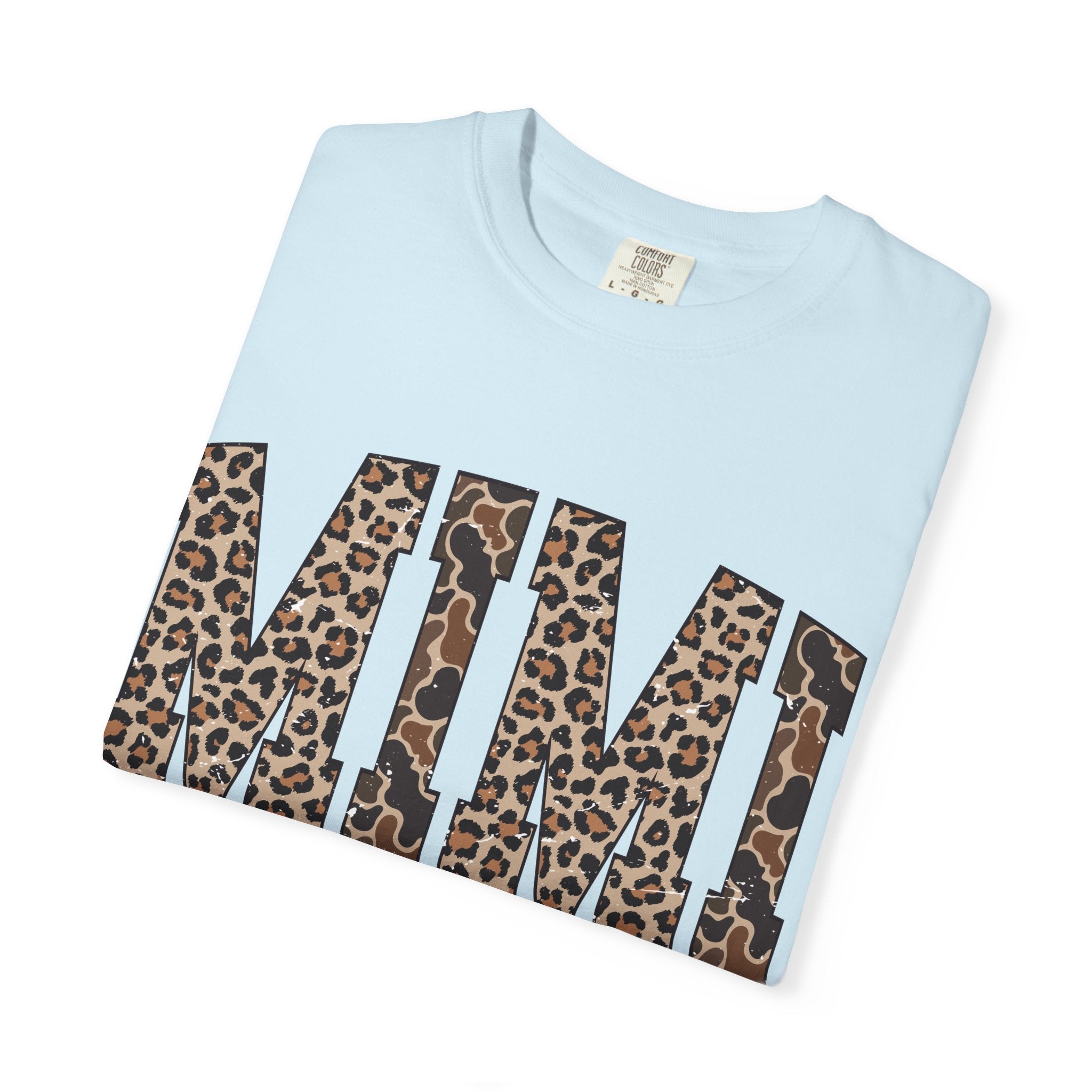 Mimi  Leopard-Checkered Print T-Shirt