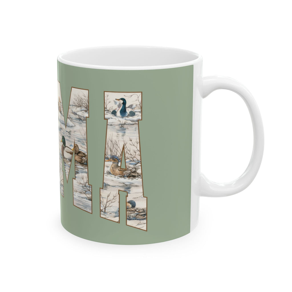 MAMA Vintage Duck Ceramic Mug (11oz/15oz)