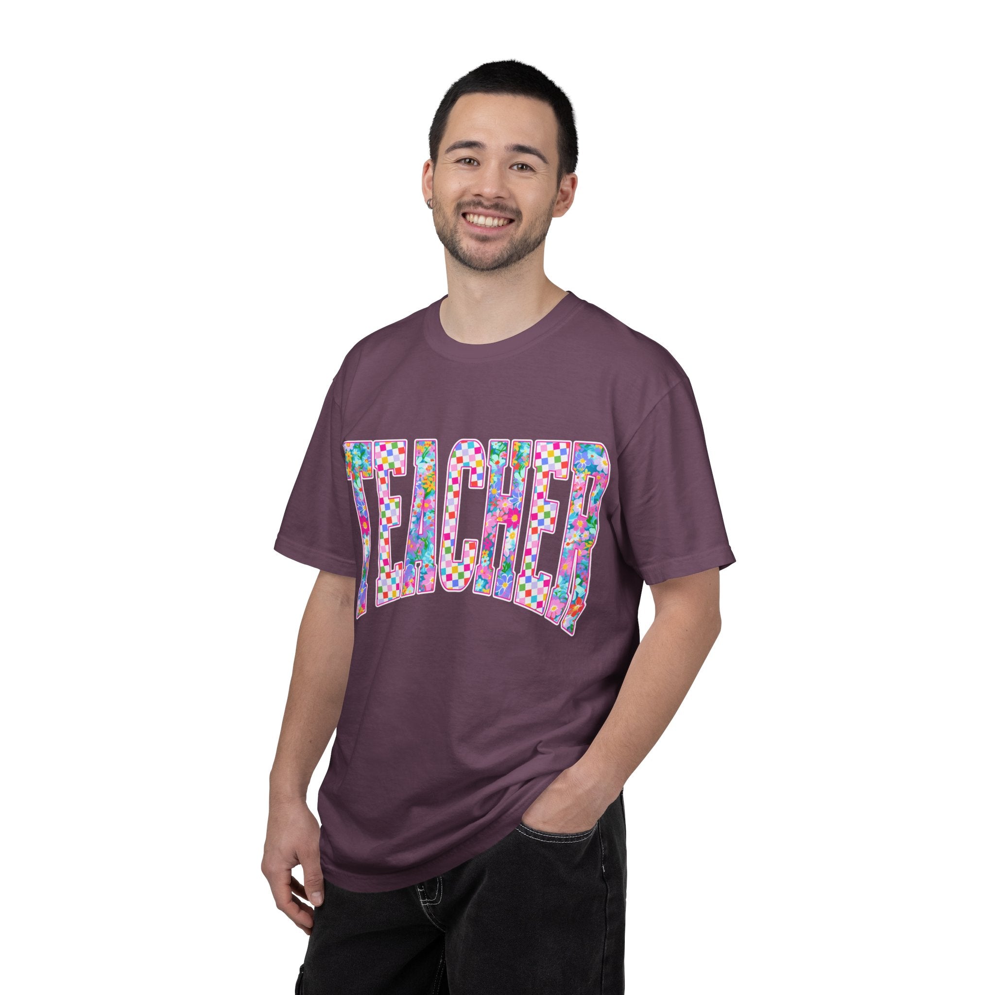 Teacher Floral Comfort Colors T-Shirt
