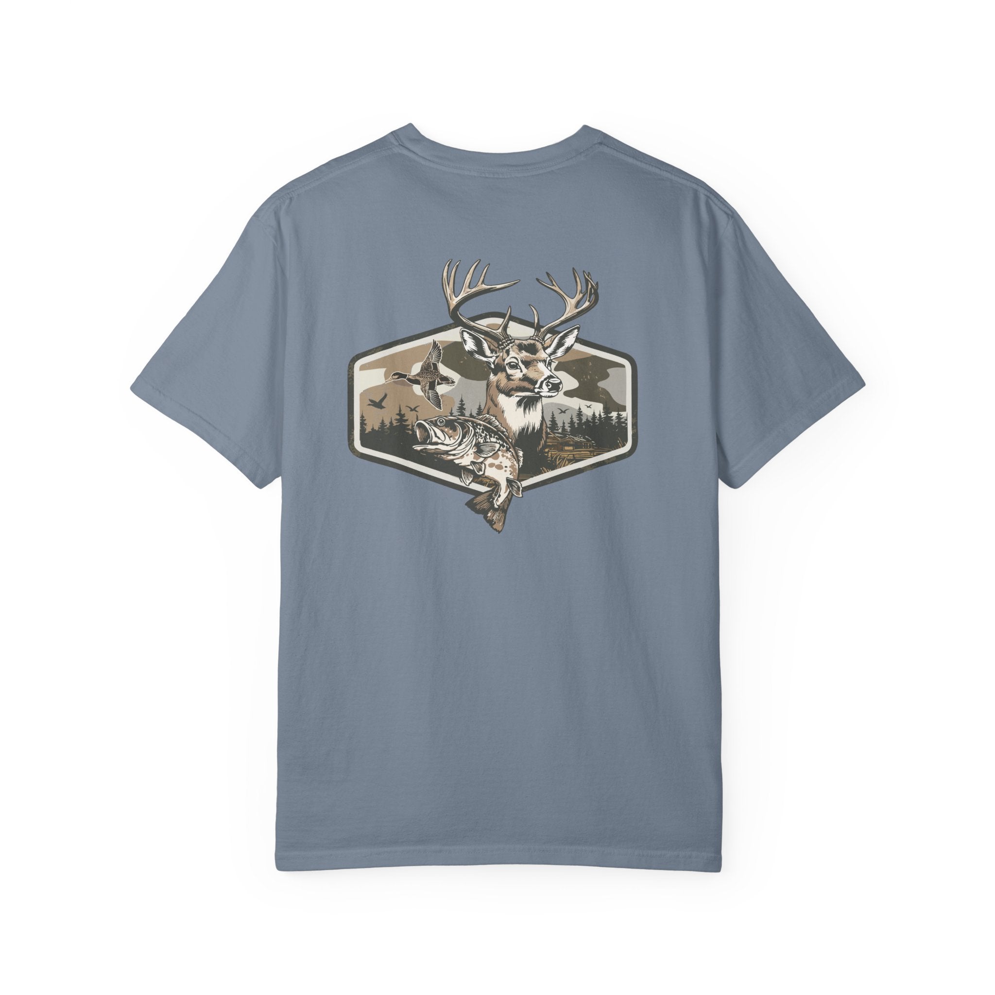 Hunting Season T-Shirt — Deer & Duck Outdoor Hunting (Front & Back)