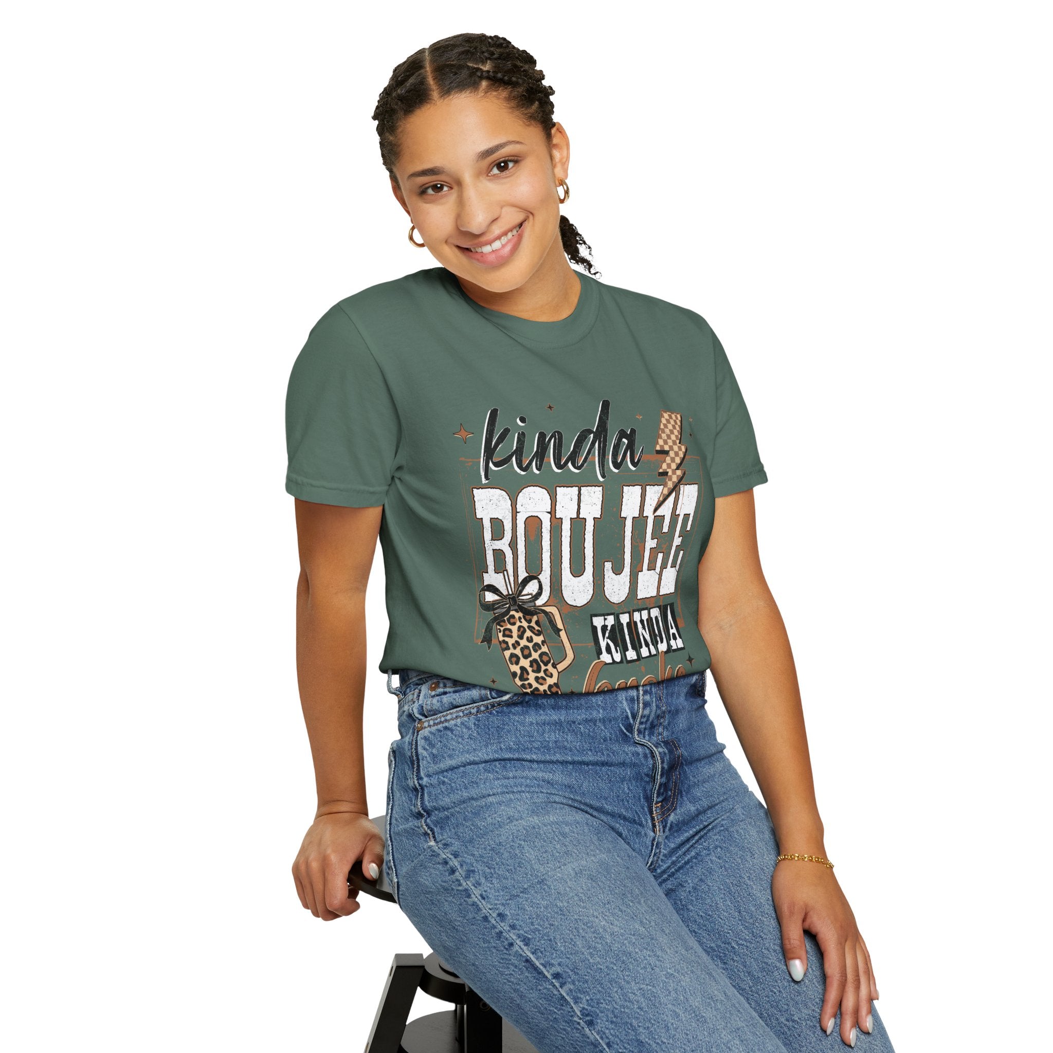Kinda Boujee Kinda Broke Graphic T-Shirt