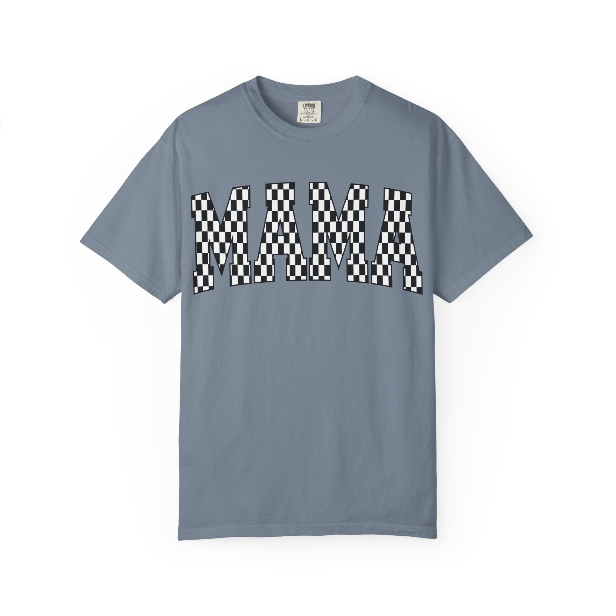 MAMA Checkered Comfort Colors T-Shirt