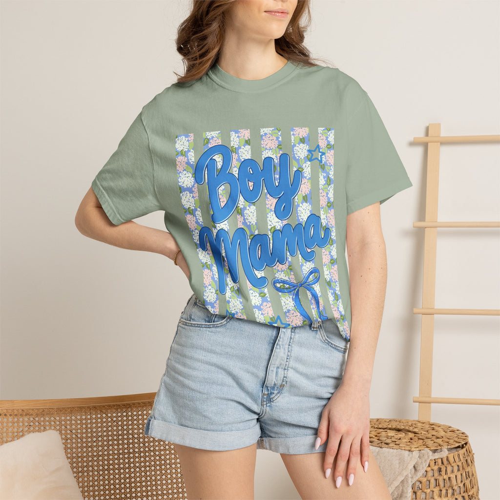 Floral Boy Mama T-Shirt