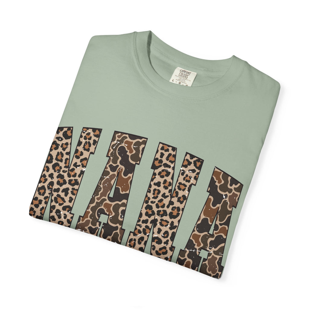 Nana Leopard-Checkered Print T-Shirt