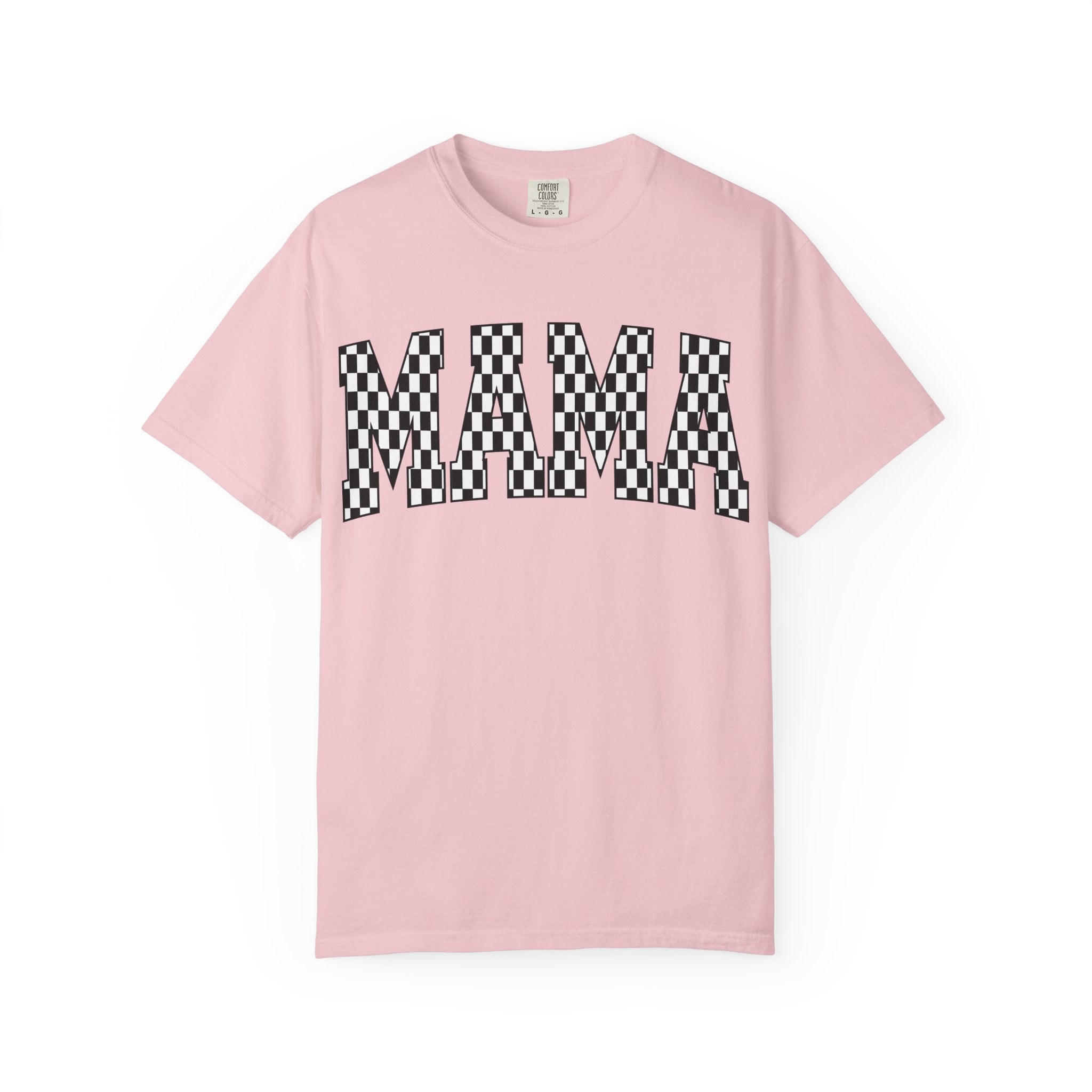 MAMA Checkered Comfort Colors T-Shirt