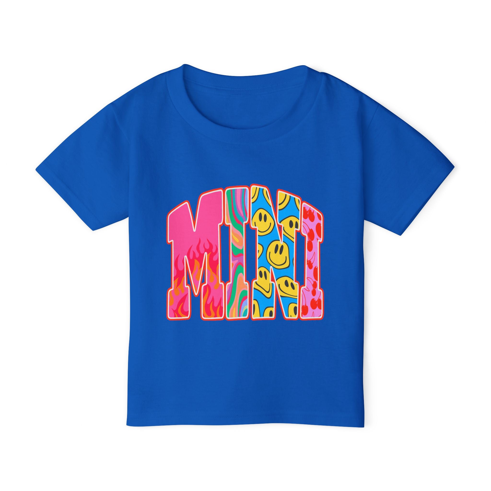 Toddler T‑Shirt — "MINI"  Smiley Retro Graphic