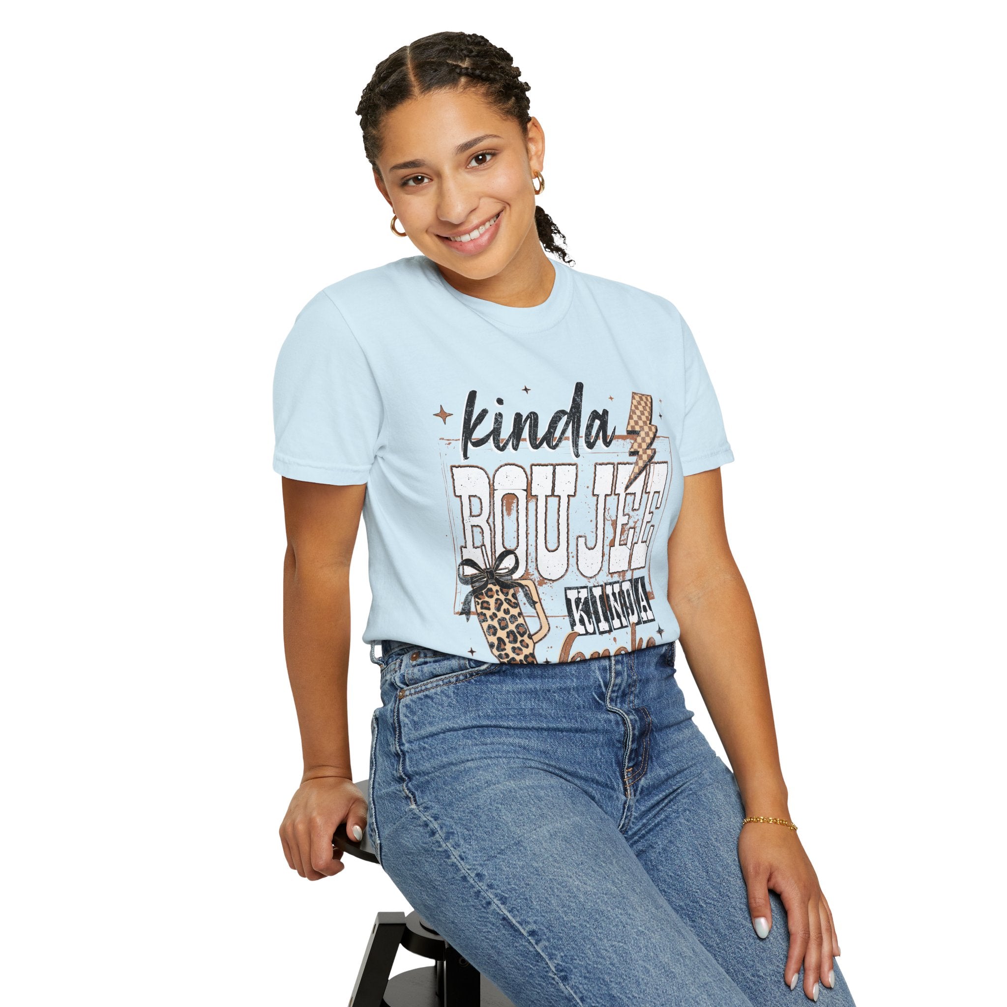Kinda Boujee Kinda Broke Graphic T-Shirt