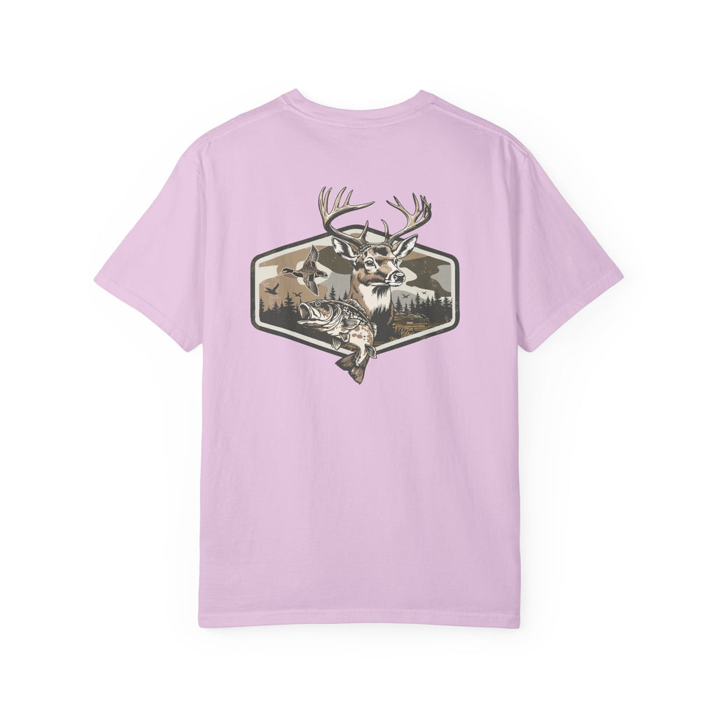 Hunting Season T-Shirt — Deer & Duck Outdoor Hunting (Front & Back)