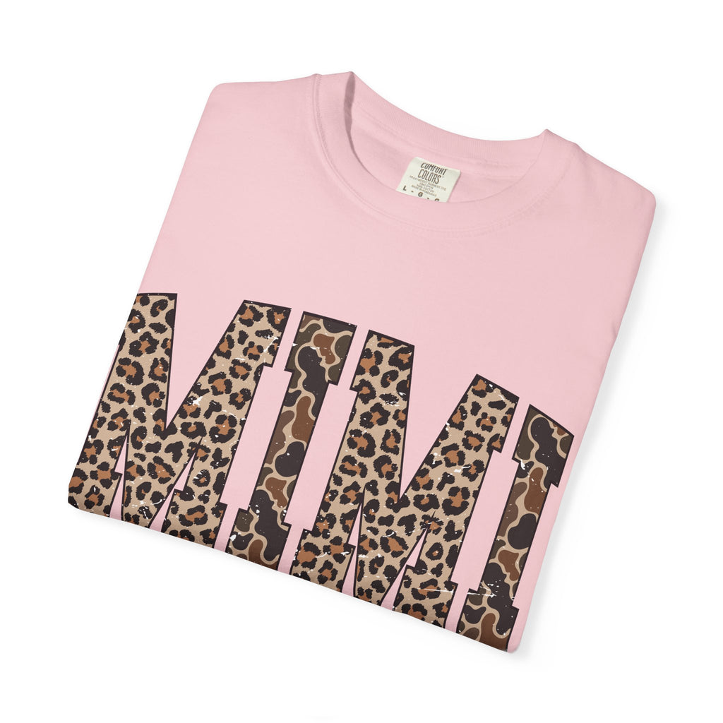 Mimi  Leopard-Checkered Print T-Shirt