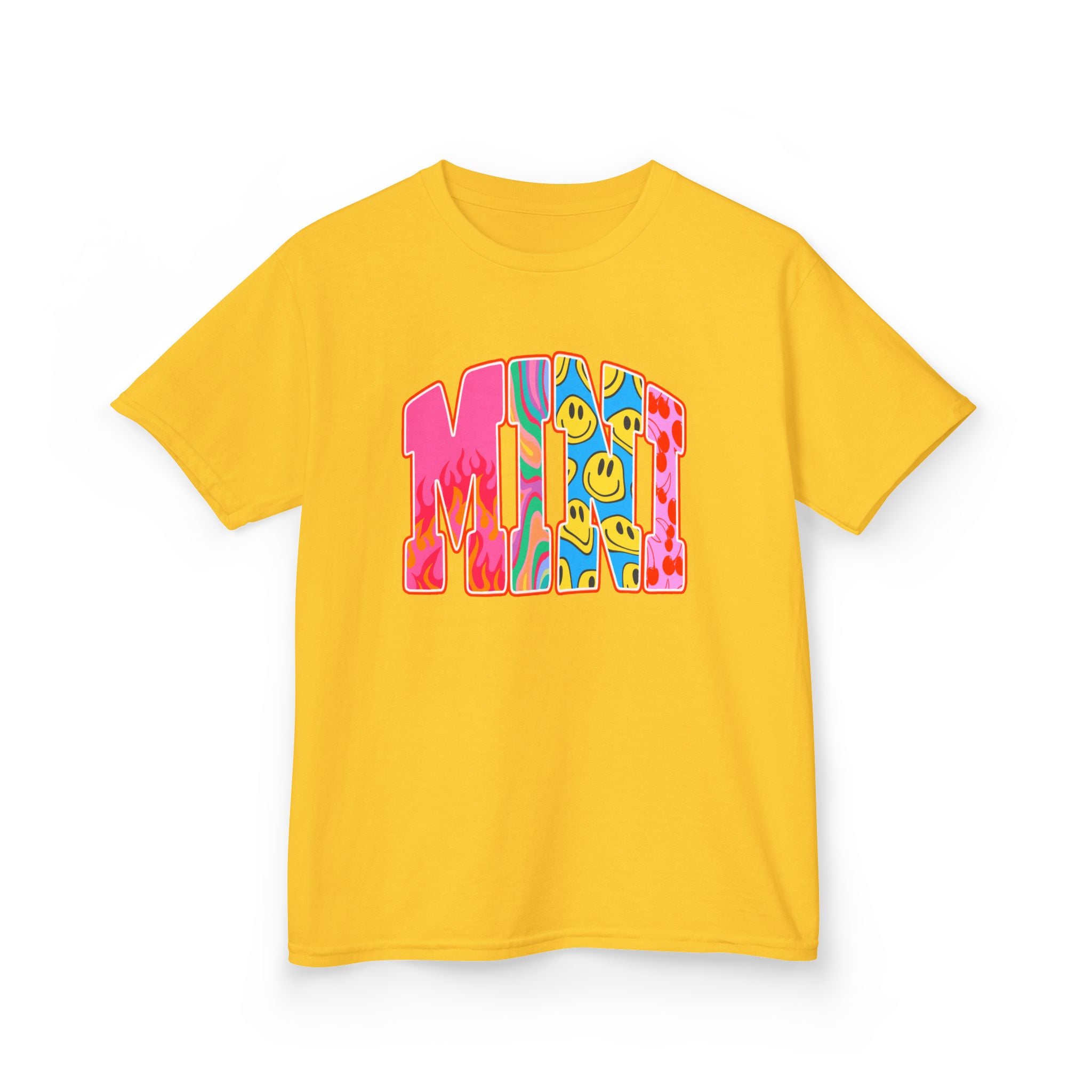 Youth Tee —  'MINI' Retro Smiley Graphic