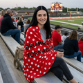 "Drumright Tornadoes"  Polka Dot Plush Throw Blanket