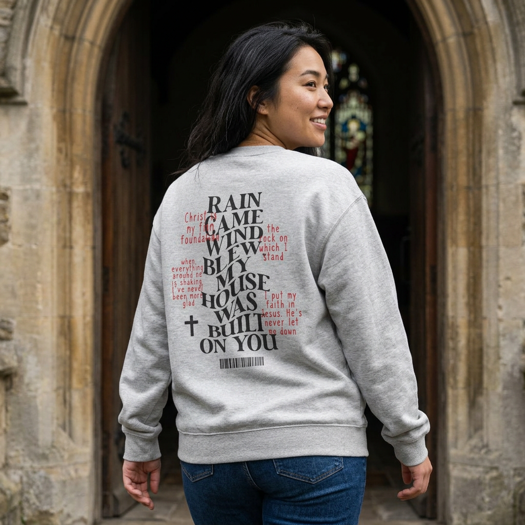 'I Put My Faith In Jesus' Christian Inspirational Pullover