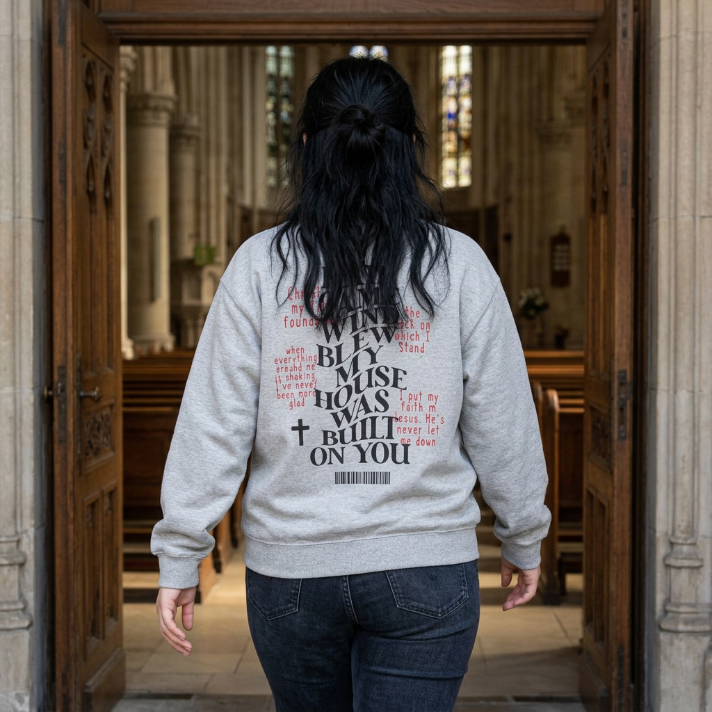 'I Put My Faith In Jesus' Christian Inspirational Pullover