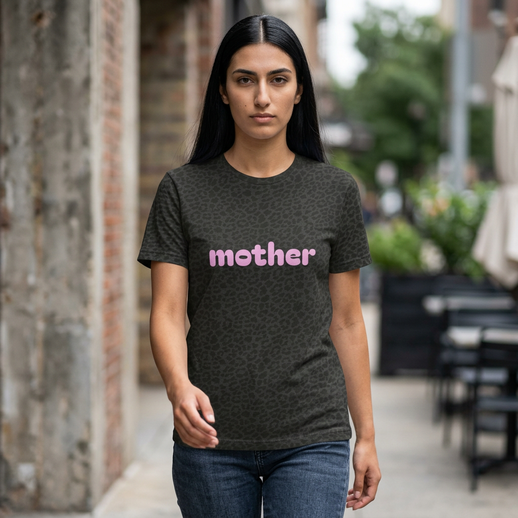 Mother Leopard-Print Tee
