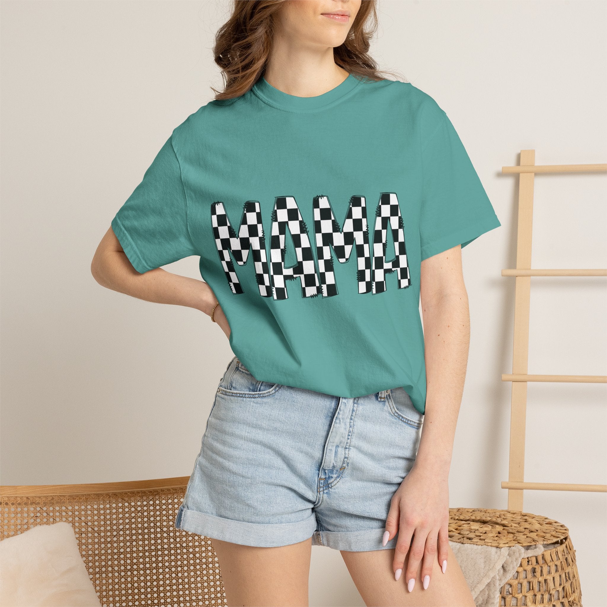 Mama Checkerboard T-Shirt
