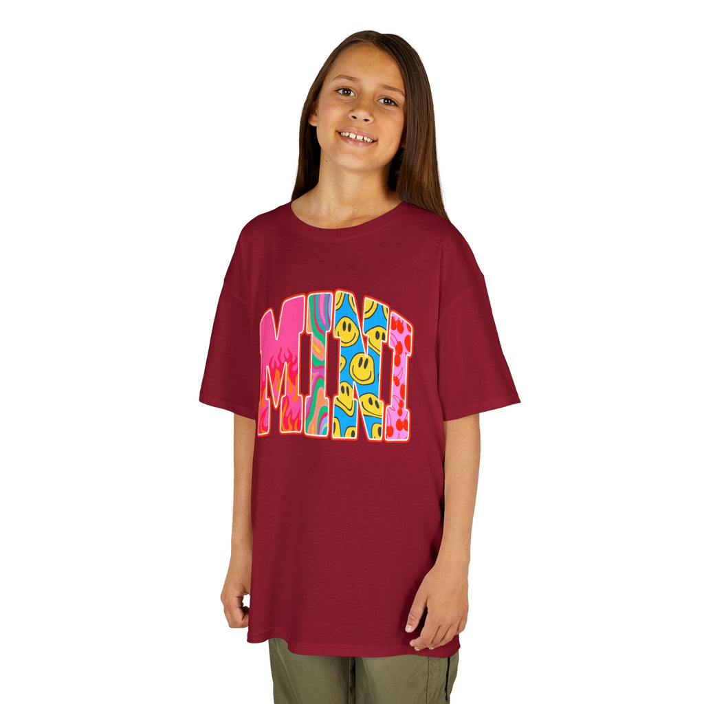 Youth Tee —  'MINI' Retro Smiley Graphic