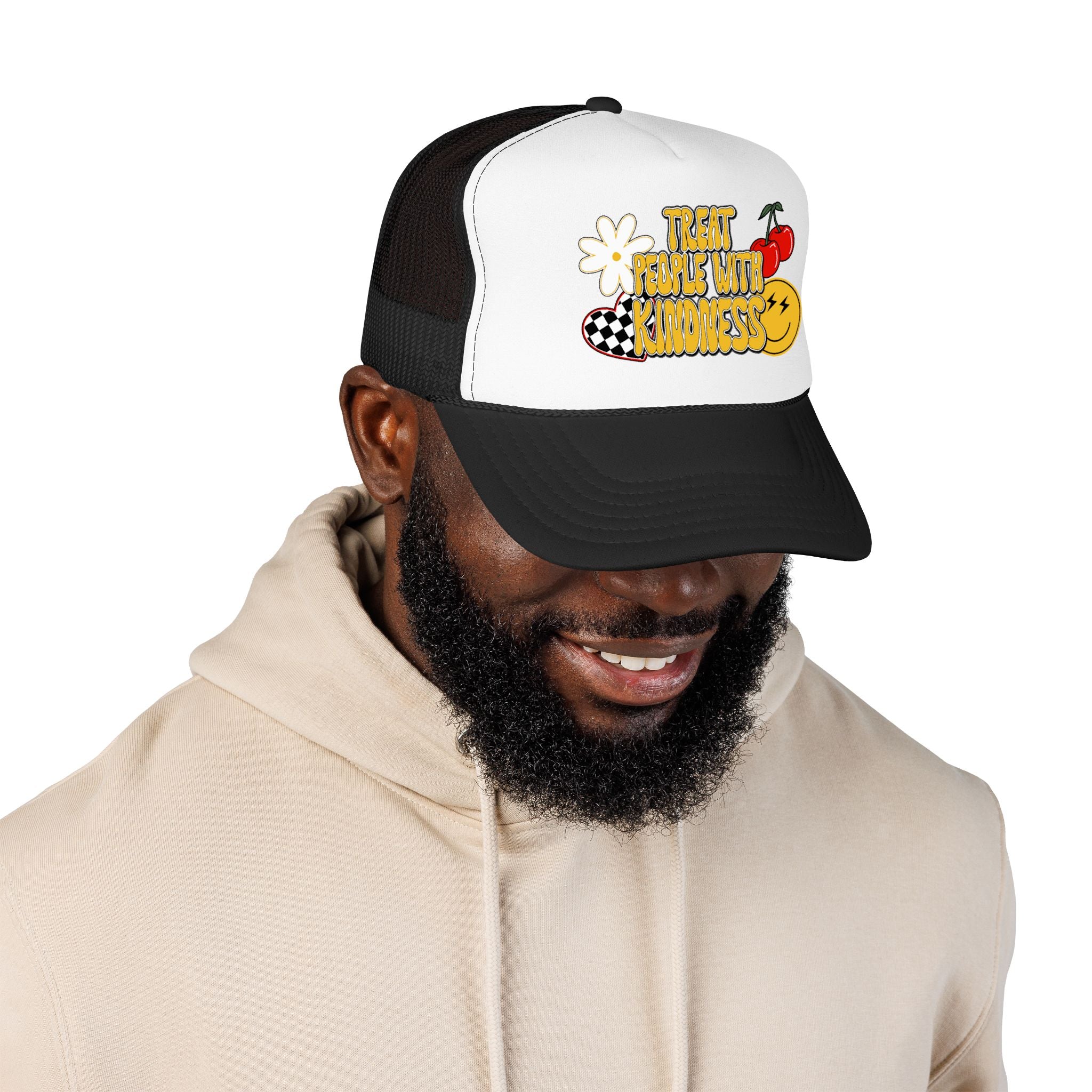 "Treat People With Kindness" Foam Trucker Hat