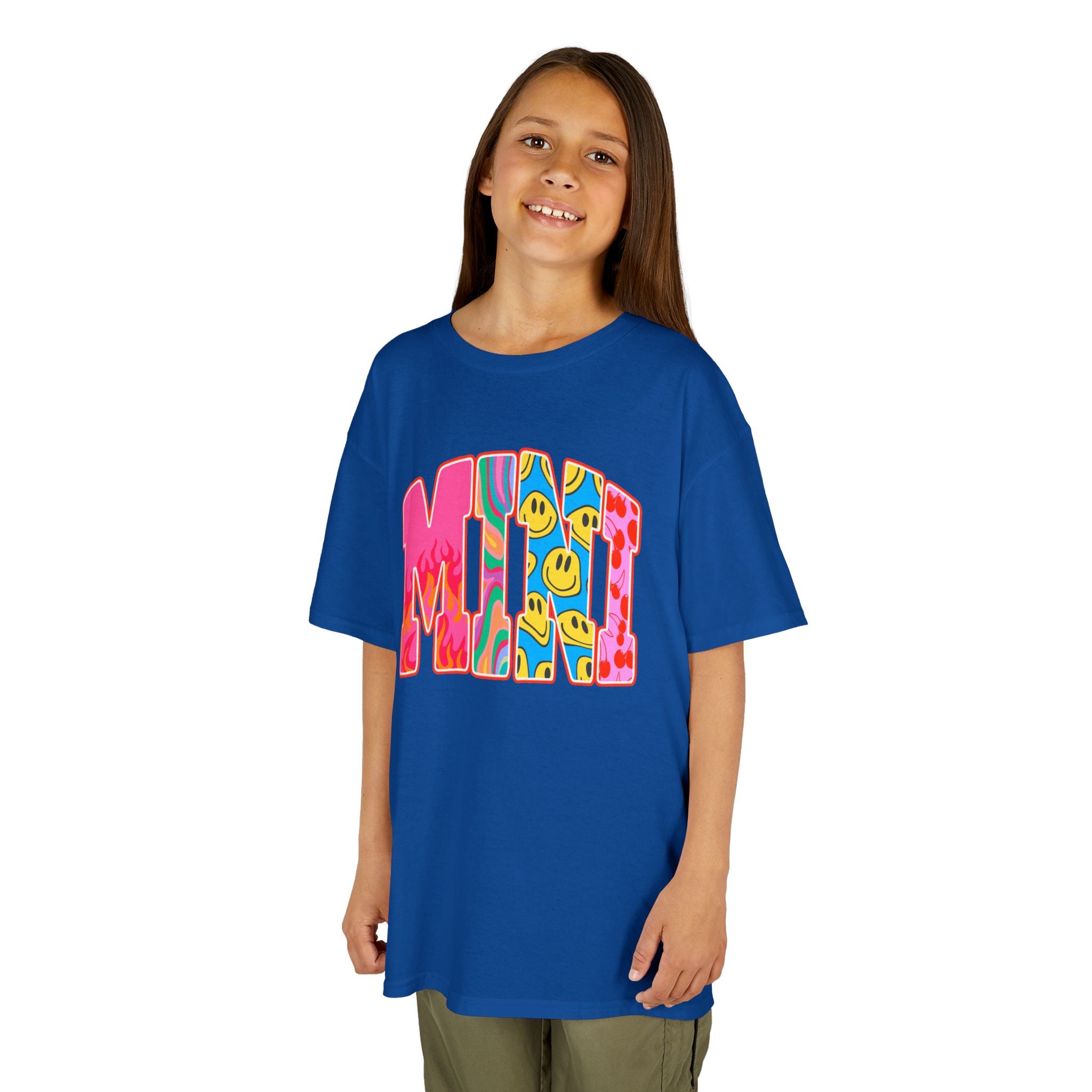 Youth Tee —  'MINI' Retro Smiley Graphic