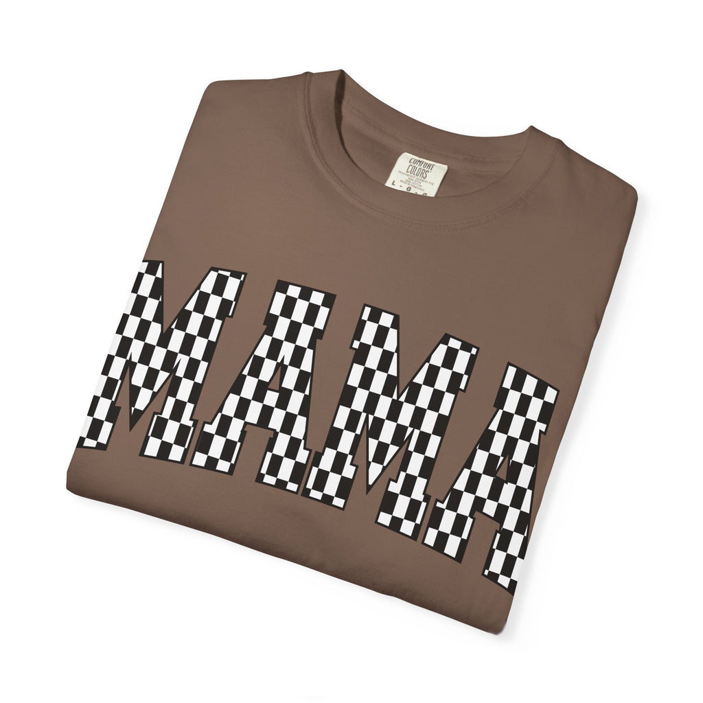 MAMA Checkered Comfort Colors T-Shirt