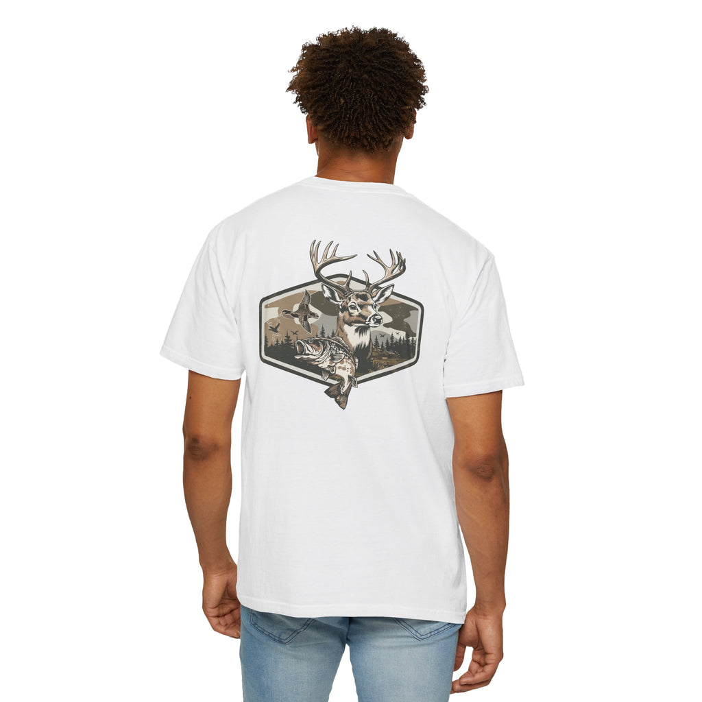 Hunting Season T-Shirt — Deer & Duck Outdoor Hunting (Front & Back)