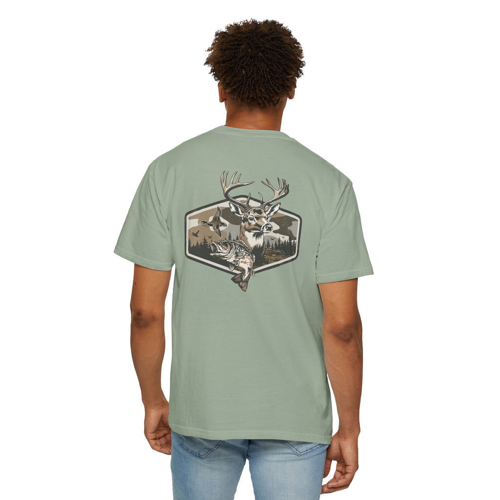 Hunting Season T-Shirt — Deer & Duck Outdoor Hunting (Front & Back)