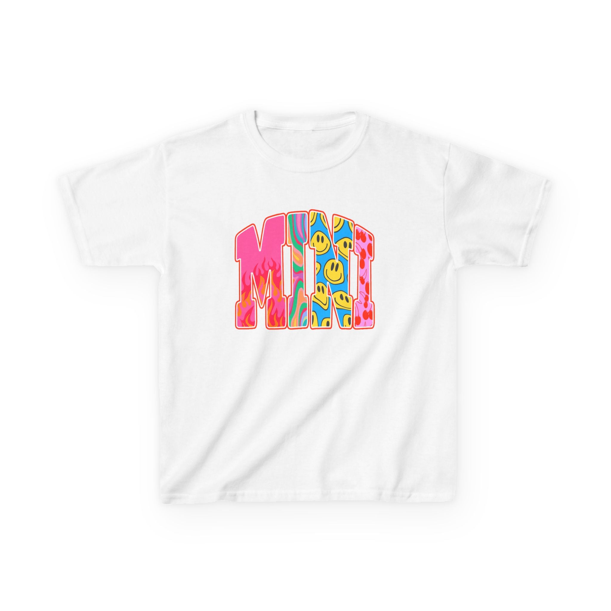 Youth Tee —  'MINI' Retro Smiley Graphic