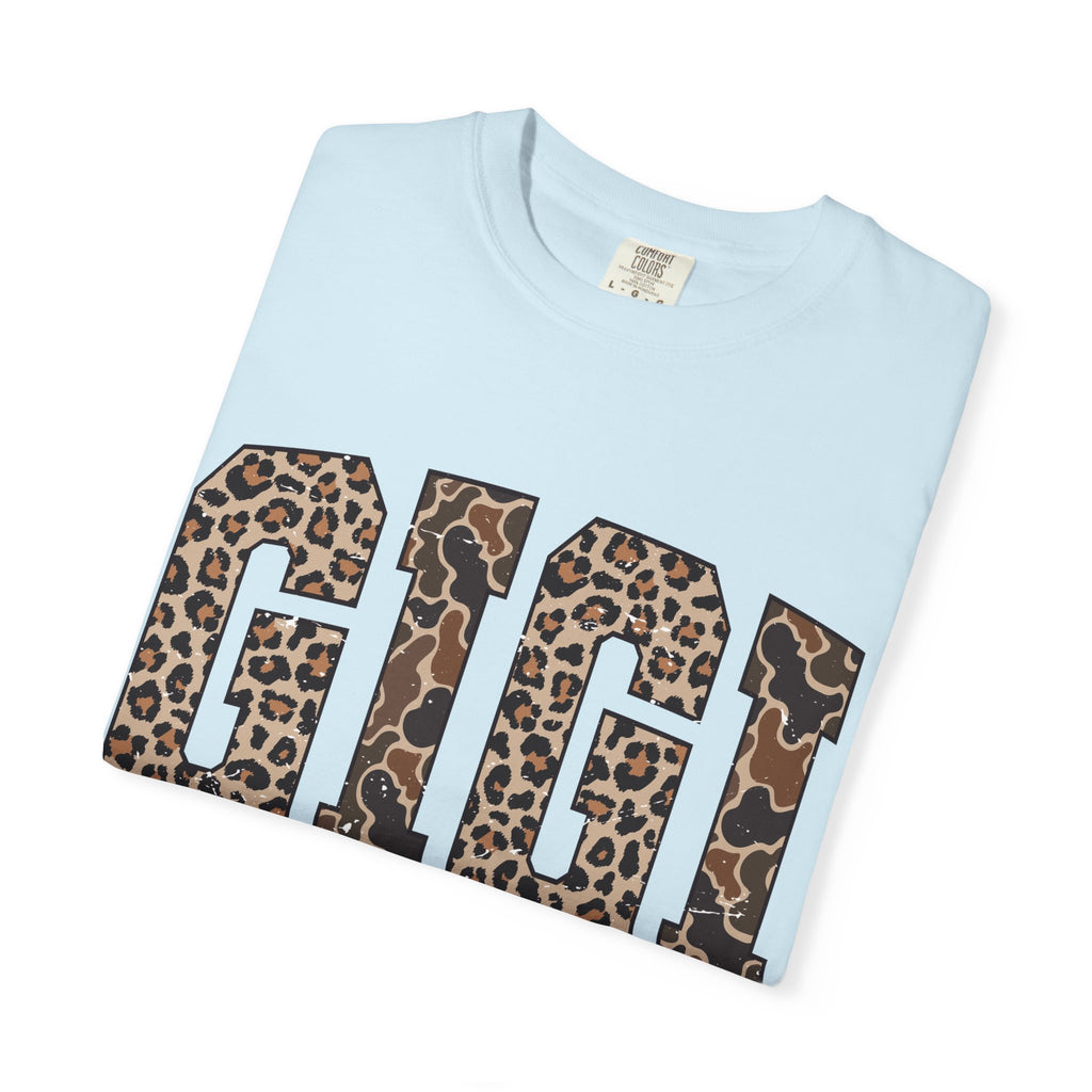 GIGI  Leopard-Checkered Print T-Shirt