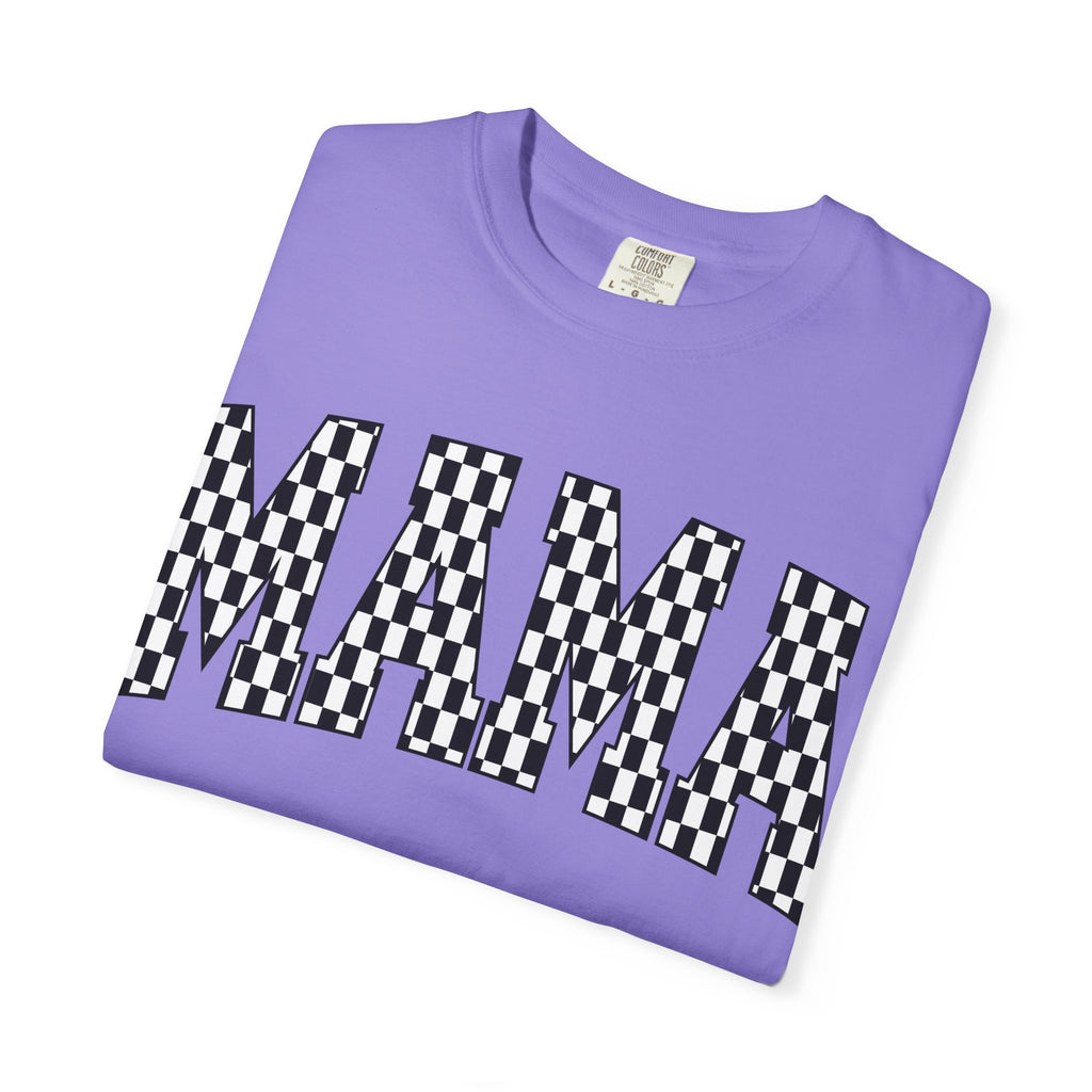 MAMA Checkered Comfort Colors T-Shirt