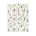 Duck Pattern Velveteen Microfiber Blanket