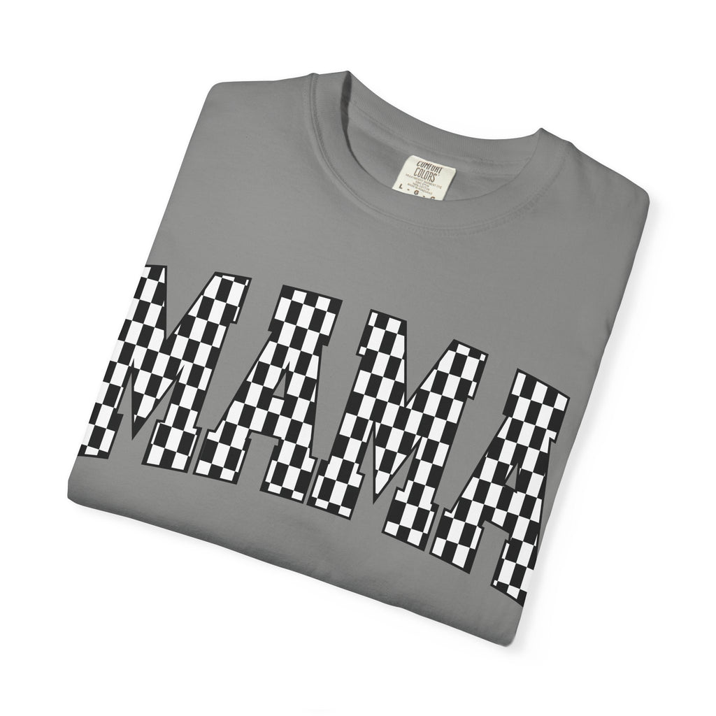 MAMA Checkered Comfort Colors T-Shirt