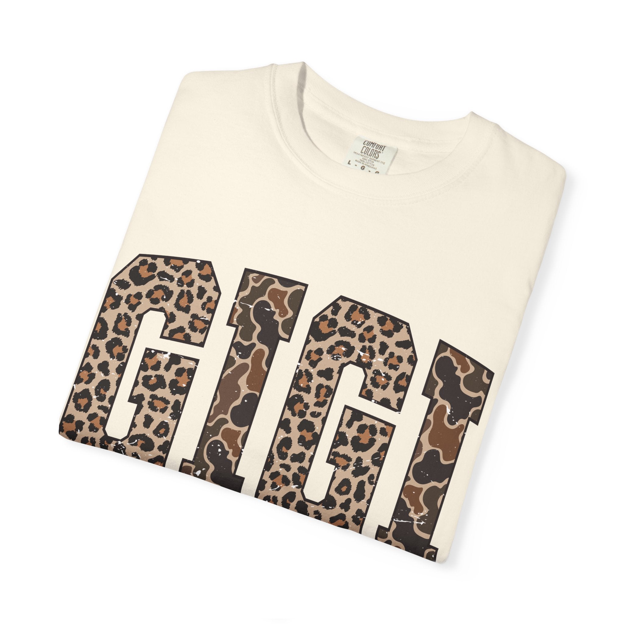 GIGI  Leopard-Checkered Print T-Shirt