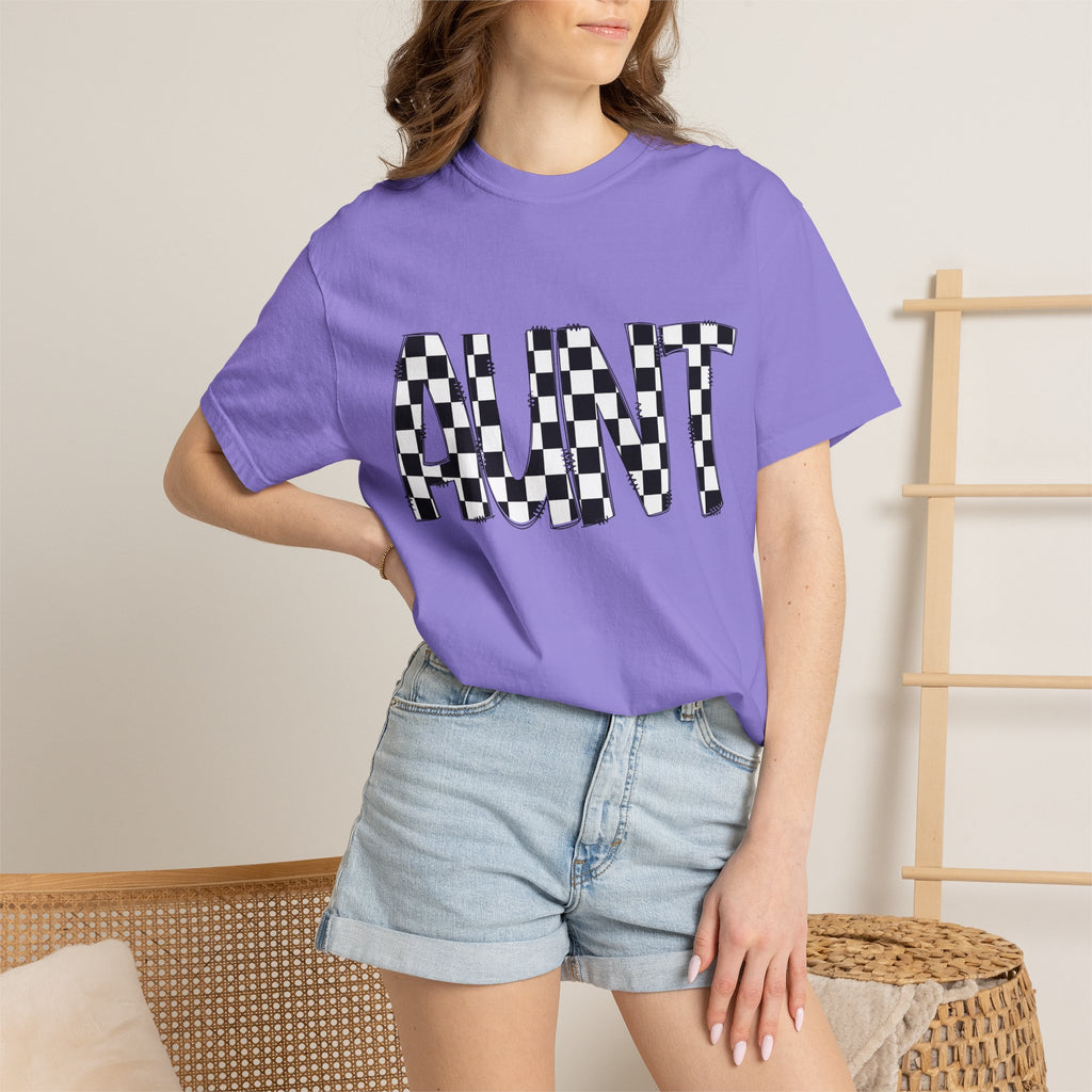 Aunt Checkerboard T-Shirt