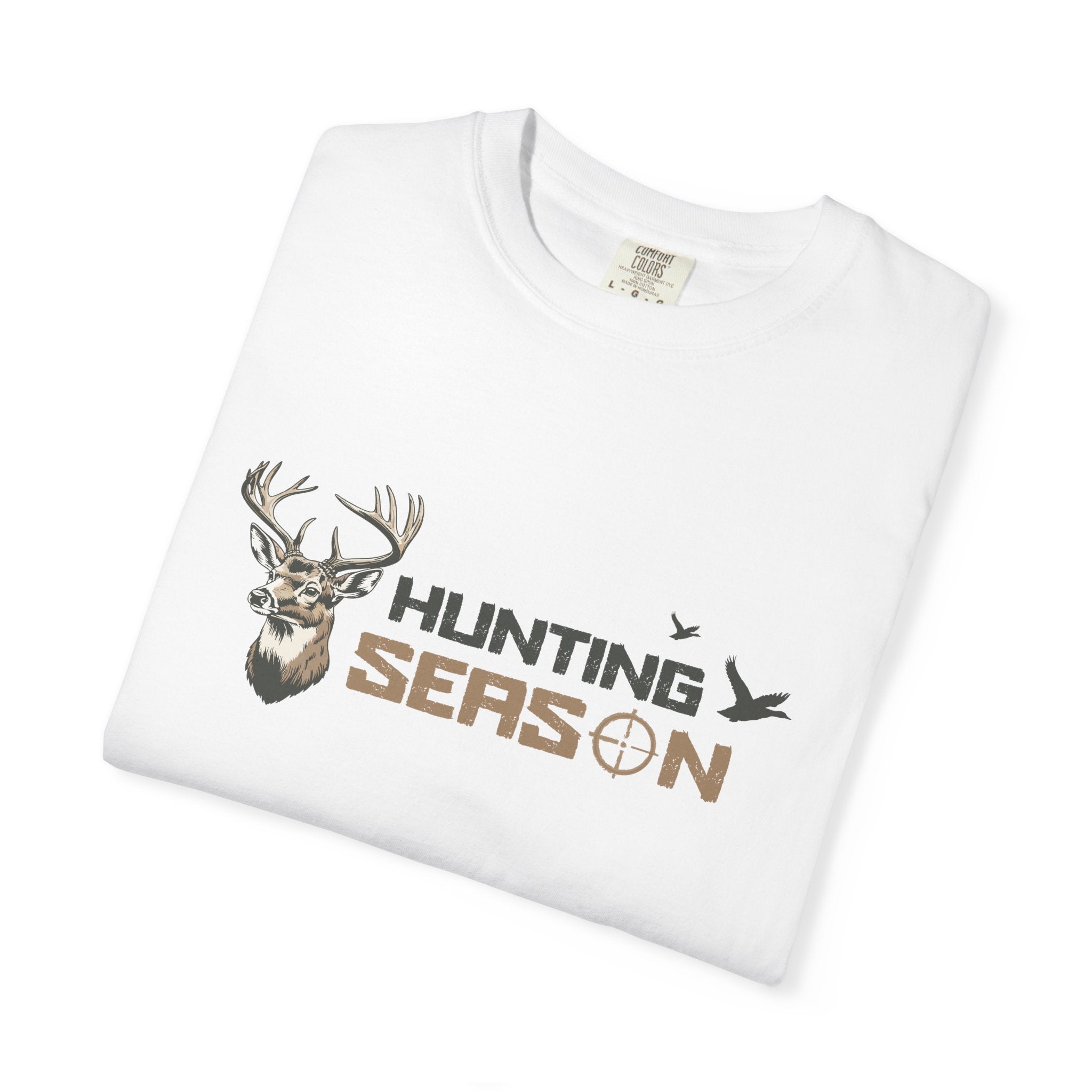 Hunting Season T-Shirt — Deer & Duck Outdoor Hunting (Front & Back)