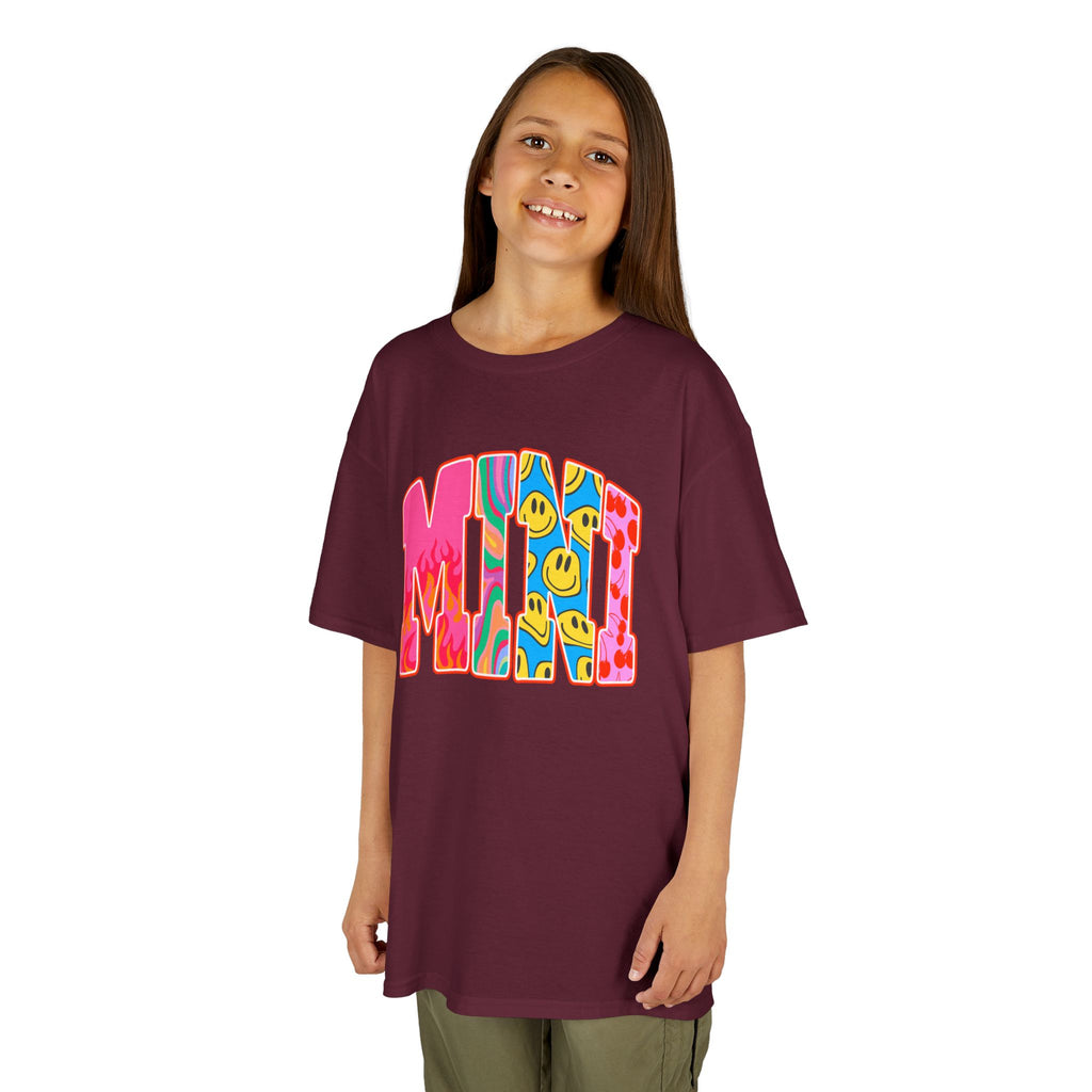 Youth Tee —  'MINI' Retro Smiley Graphic