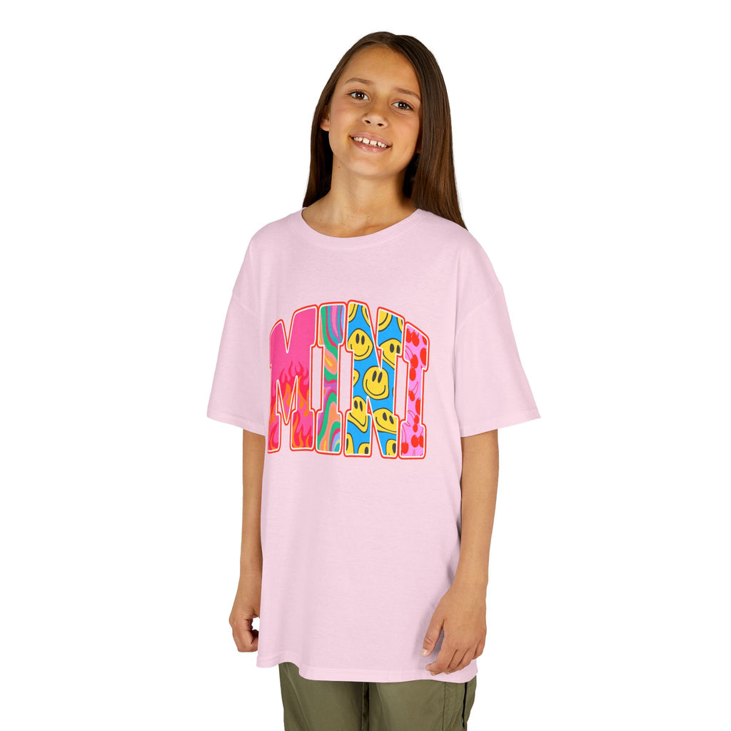 Youth Tee —  'MINI' Retro Smiley Graphic