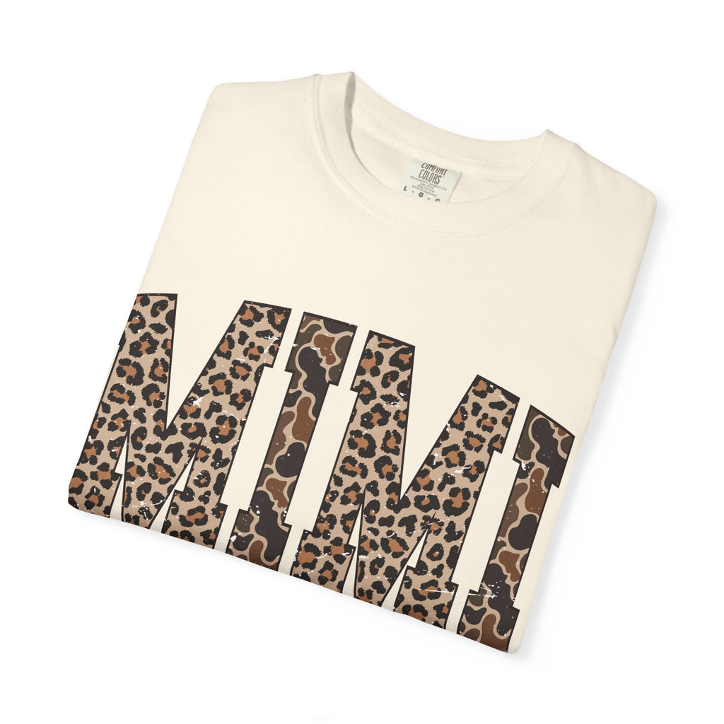Mimi  Leopard-Checkered Print T-Shirt
