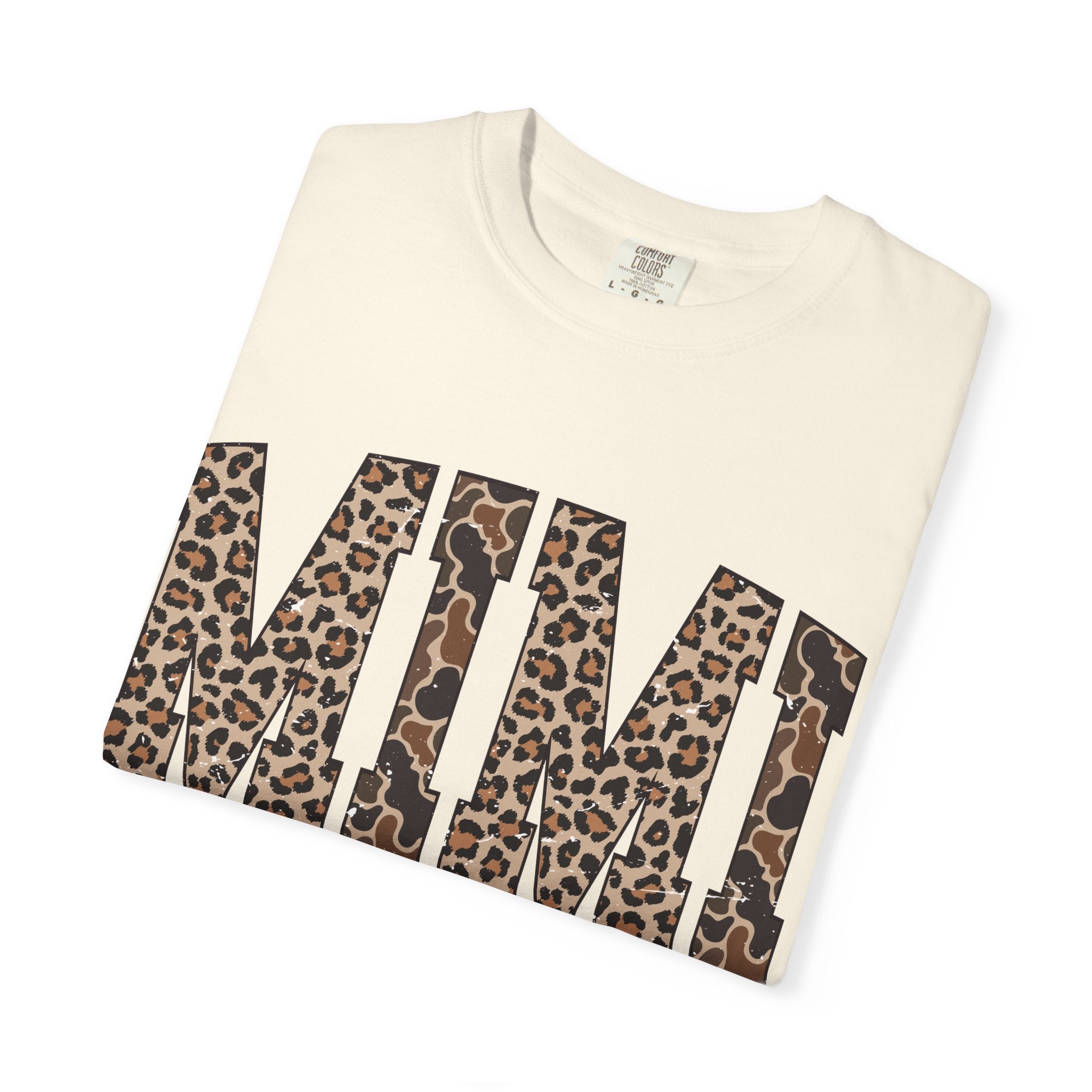 Mimi  Leopard-Checkered Print T-Shirt