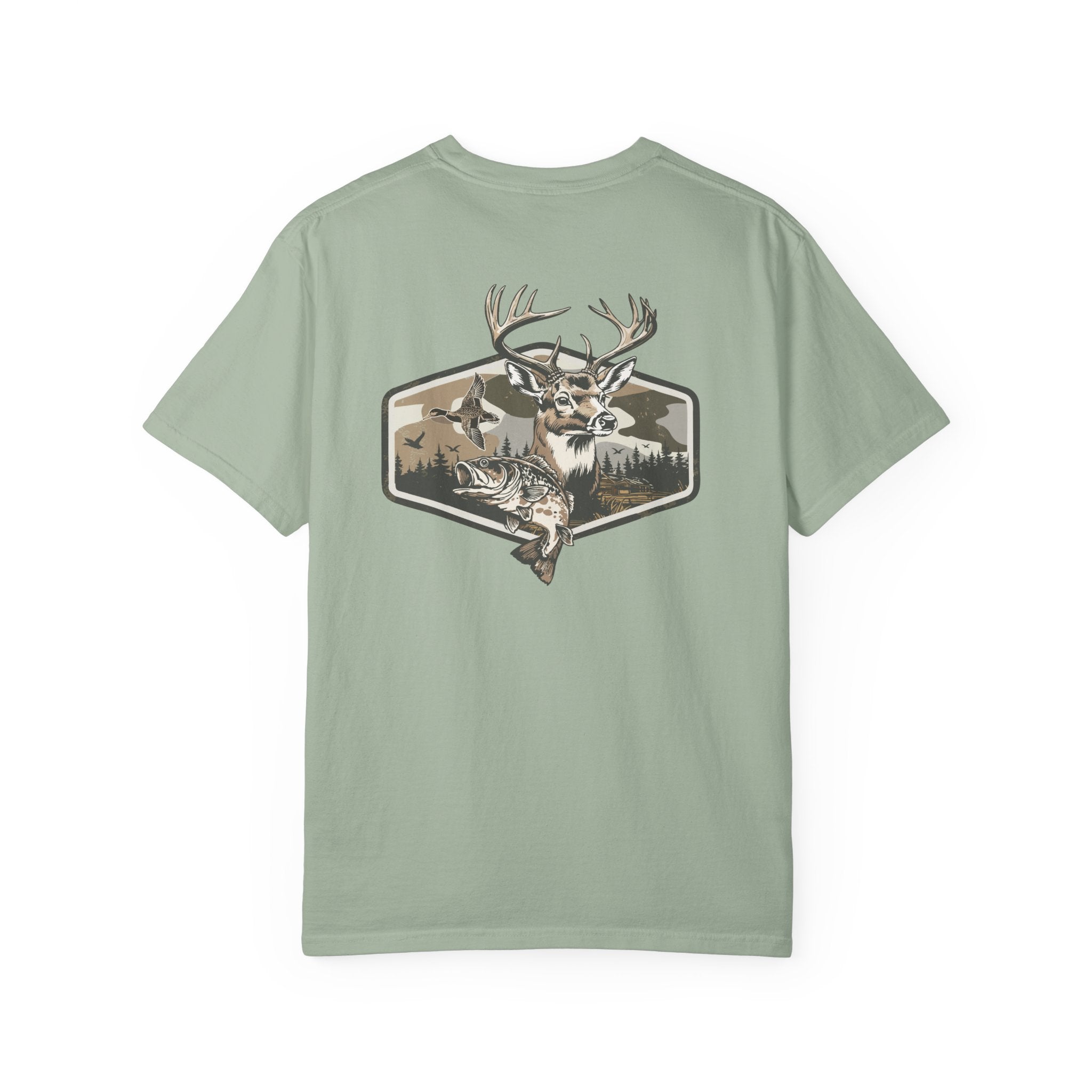 Hunting Season T-Shirt — Deer & Duck Outdoor Hunting (Front & Back)