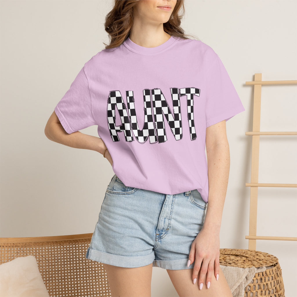Aunt Checkerboard T-Shirt