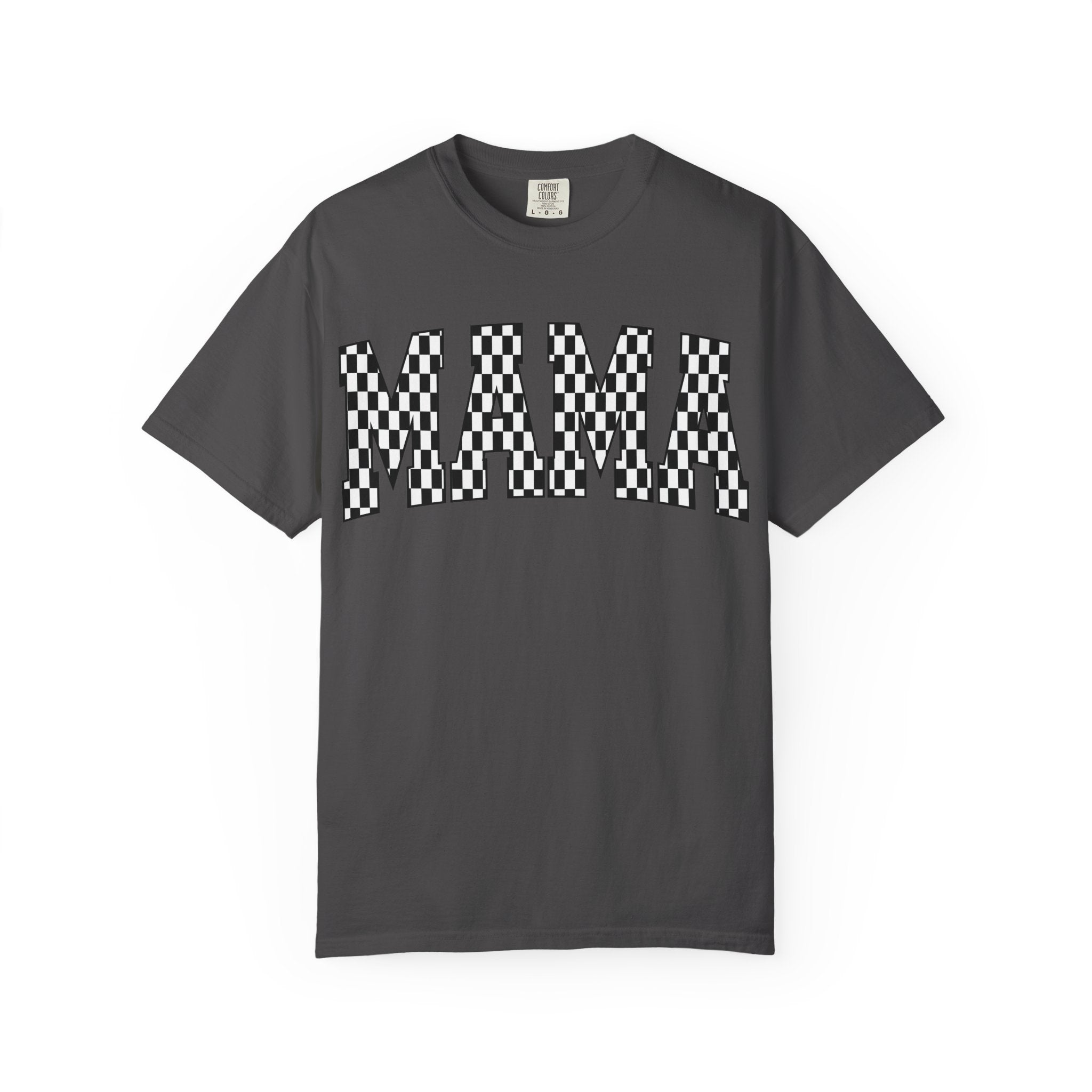 MAMA Checkered Comfort Colors T-Shirt
