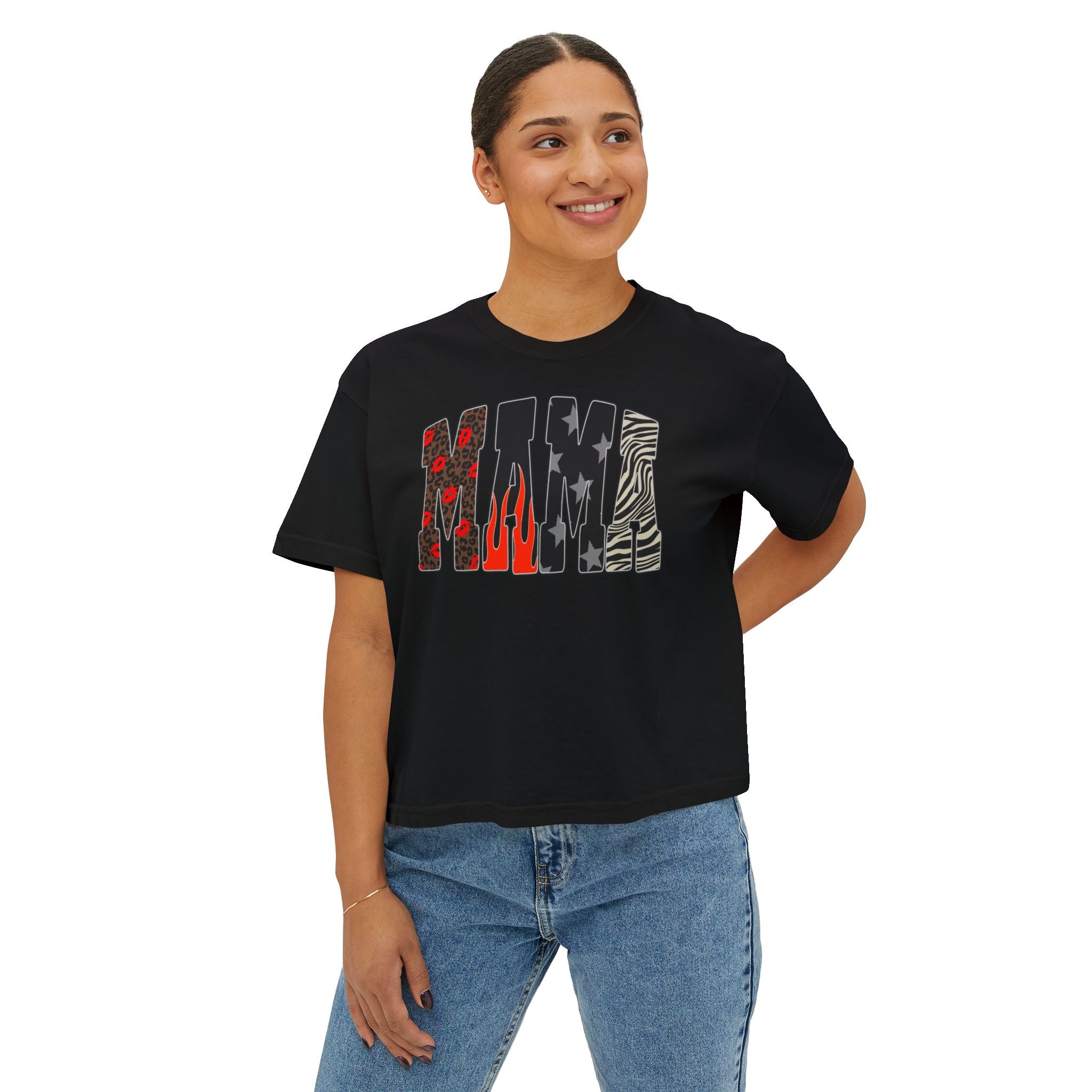 Boxy Tee — SPICY 'MAMA' Graphic Tee