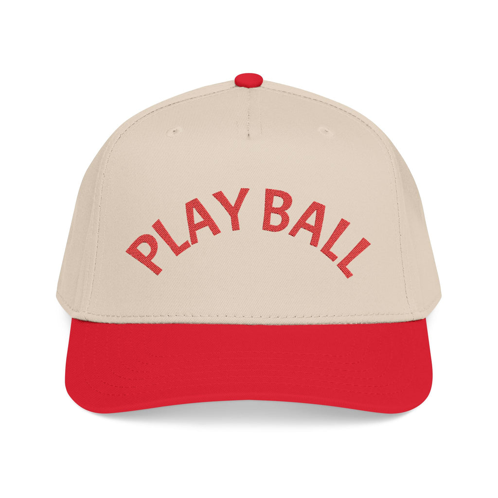 Embroidered "PLAY BALL"Trucker Hat