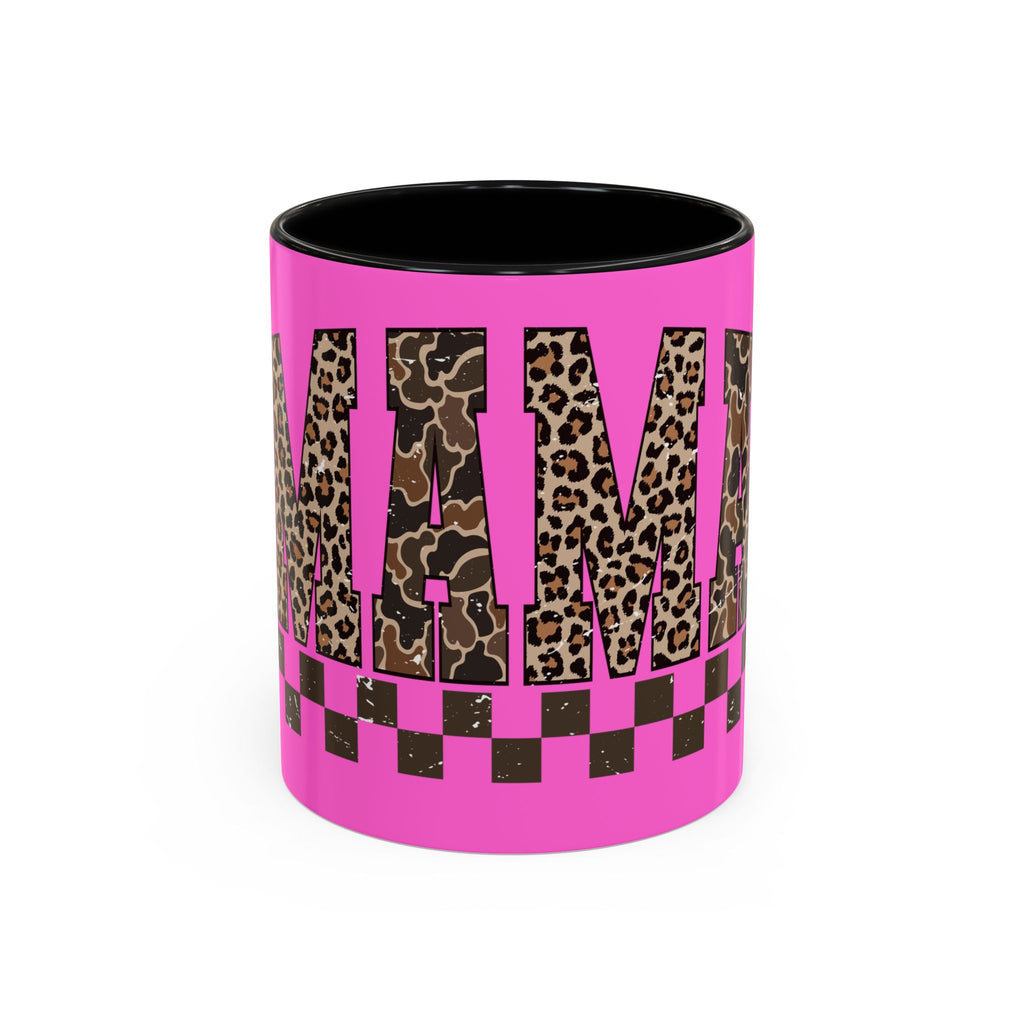 Mama Leopard Print Accent Coffee Mug 11oz