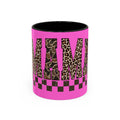 Mama Leopard Print Accent Coffee Mug 11oz
