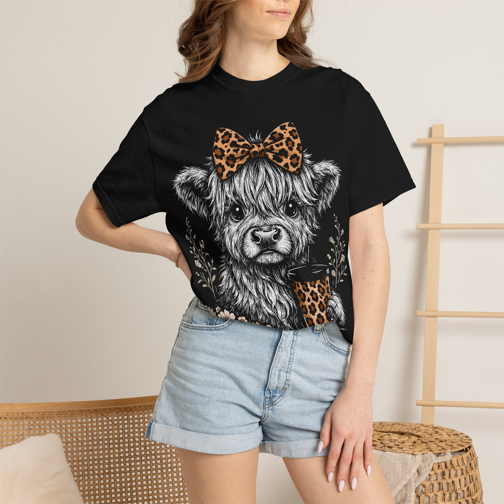 Highland Cow Coffee T-Shirt